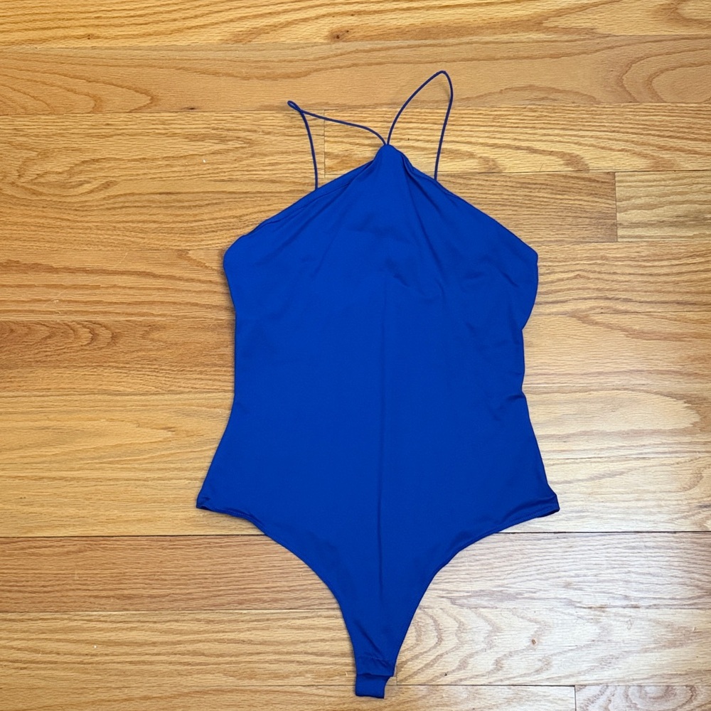 NEVER WORN - H&M Royal Blue Bodysuit